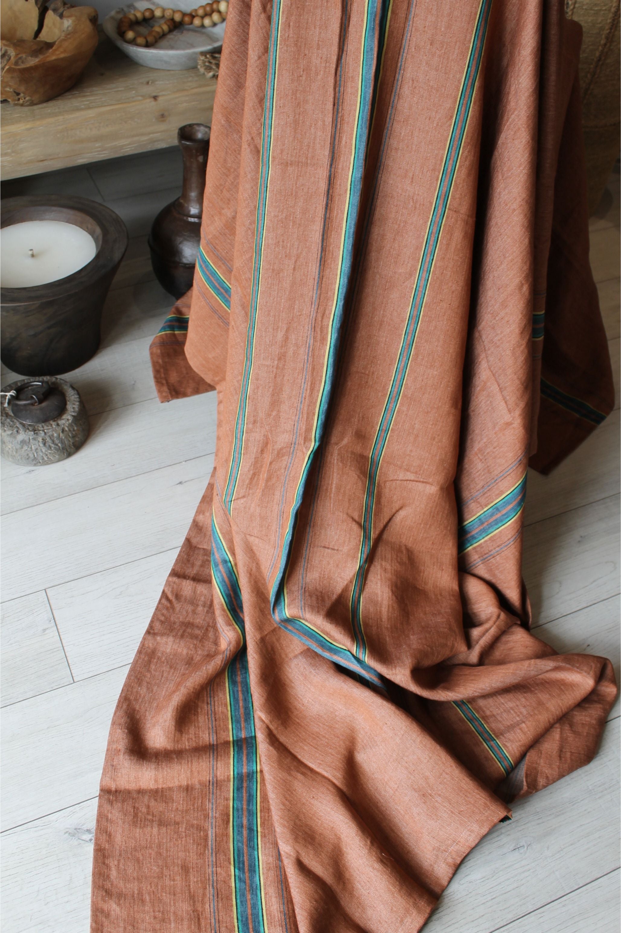 Ontario Stripe Tablecloth 69x108