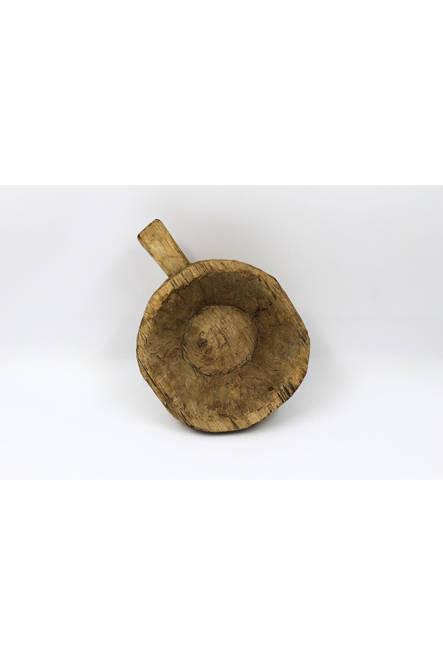 Wood Vessel With Handle